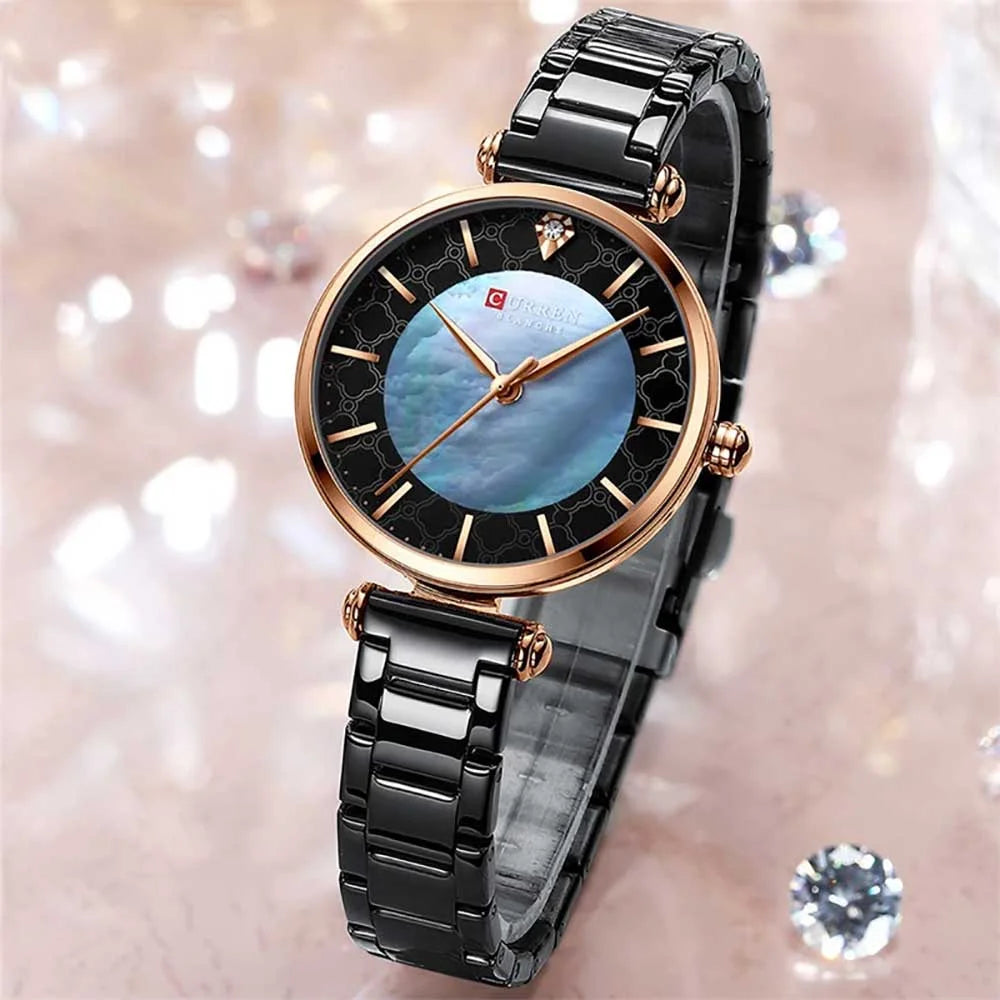 Reloj Curren 9072 — Diseño Minimalista para Mujer