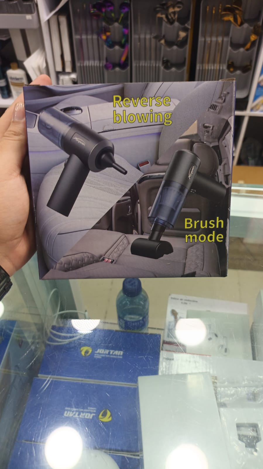 Mini Aspiradora Pro-Clean Portátil 4 en 1: Limpieza Total para tu Escritorio, Carro y Hogar