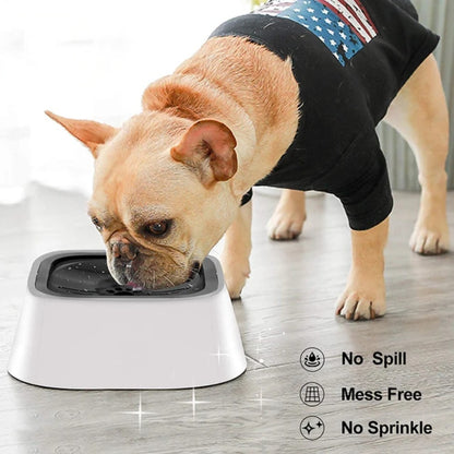 Bebedero Antisalpicaduras para Mascotas con Plato Flotante — Capacidad 1.5L