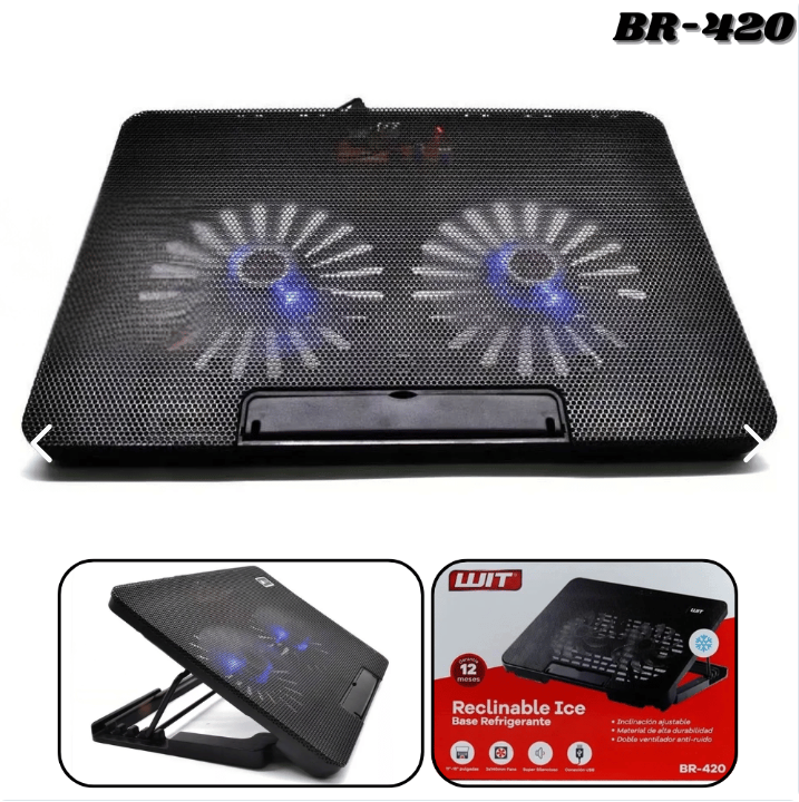 Base Refrigerante Portátil Wit BR-420 – Mantén Frio tu - vista frontal