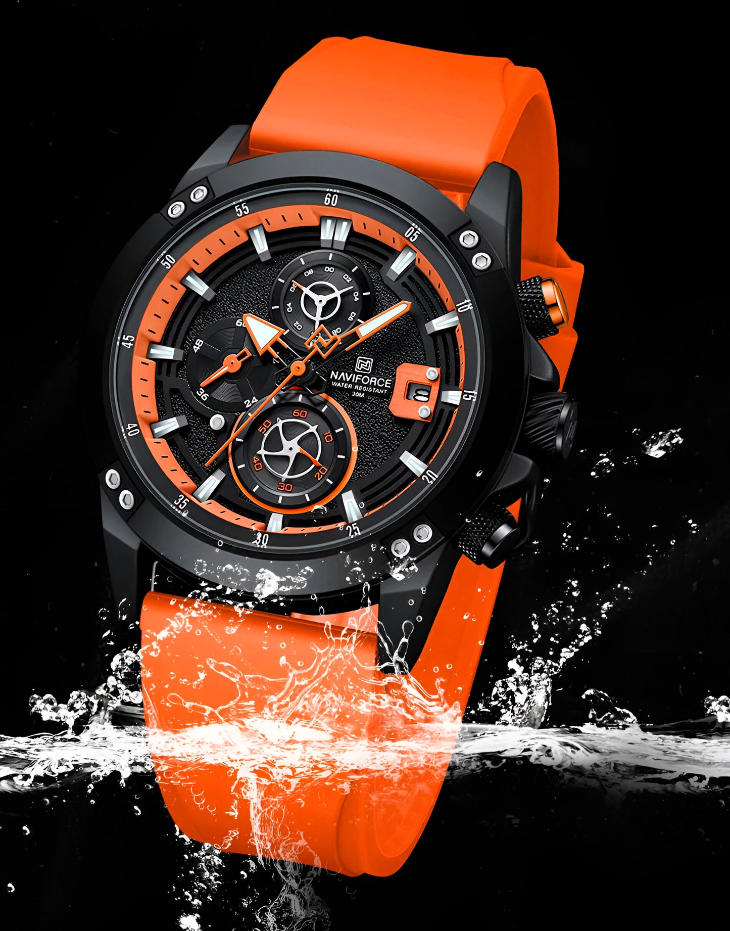 Reloj Naviforce Deportivo Nf8033 – Correa en Goma