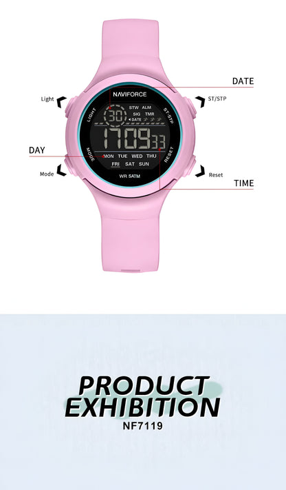 Reloj Naviforce Sport NF7119 — Digital Deportivo para Mujer