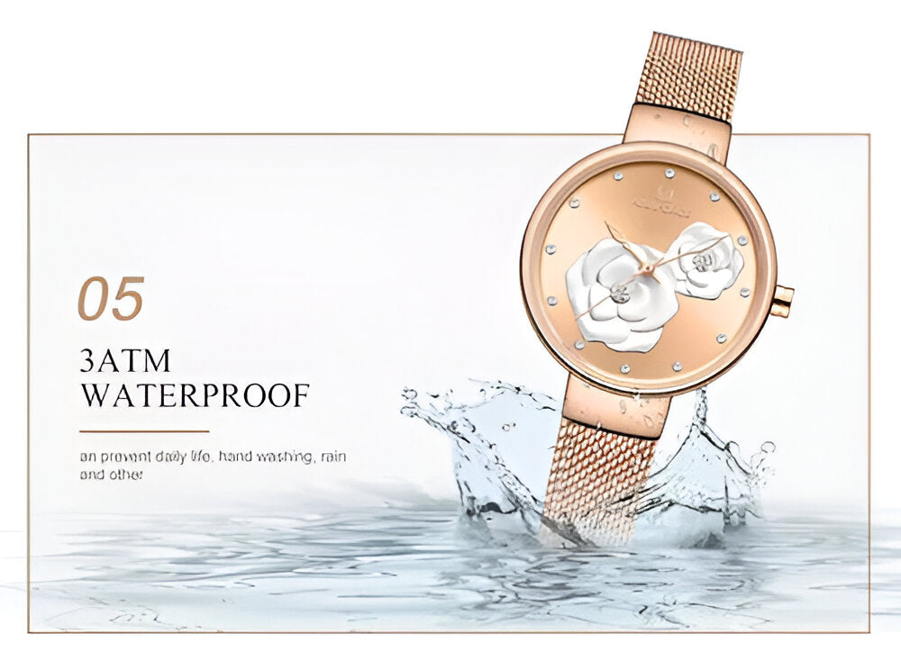 Reloj Naviforce Casual NF5013 — Toque Floral para Mujer