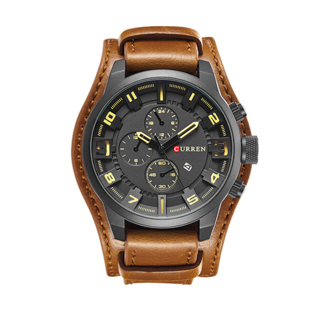 Reloj Curren 8225 — Elegancia en Cuero para Hombre
