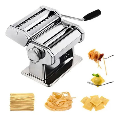 Máquina Manual para Pasta 150 mm: Fettuccini, Lasaña y Ravioles Caseros
