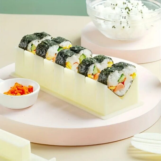 Molde para Hacer Sushi Multifuncional: 4 Formas en 1 | Cocina Creativa