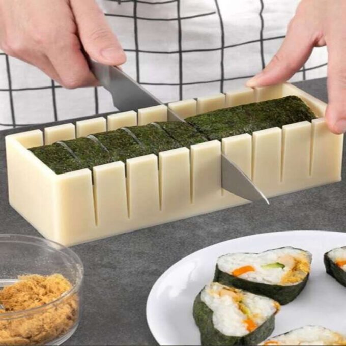 Molde para Hacer Sushi Multifuncional: 4 Formas en 1 | Cocina Creativa