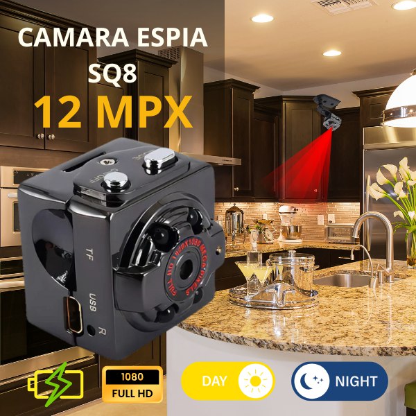Cámara Espía Mini SQ11 HD Visión Nocturna - Vigilancia Discreta