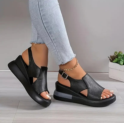 Combo Sandalia Ortoflex + Moña Satín – Comodidad Ortopédica y Estilo