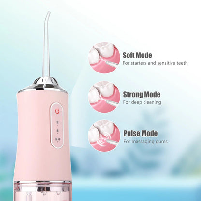 Irrigador Dental Water Flosser MIVOH: Limpieza Interdental Profunda con 8 Niveles de Presión