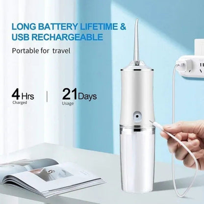 Irrigador Dental Water Flosser MIVOH: Limpieza Interdental Profunda con 8 Niveles de Presión