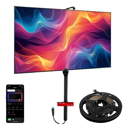 Cinta LED RGB con Sensor para TV: Iluminación Ambiental Inteligente