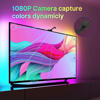 Cinta LED RGB con Sensor para TV: Iluminación Ambiental Inteligente
