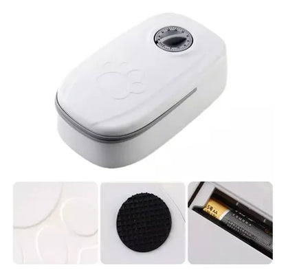 Comedero Temporizado Automático 2 Puestos — Alimenta a tu mascota a la hora justa