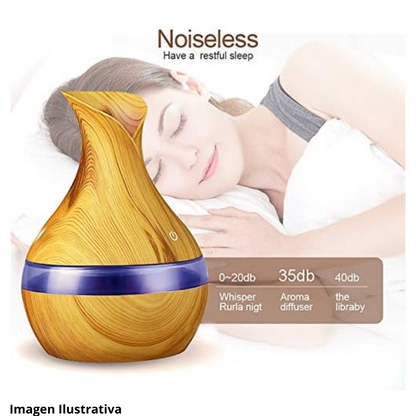 Difusor de Aromaterapia Ultrasónico MIVOH: Alivia Estrés, Ansiedad e Insomnio en 15 Minutos