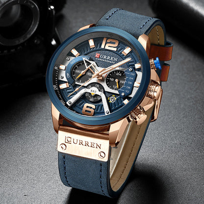 Reloj Curren 8329+ — Edición Premium Cuero y Acero