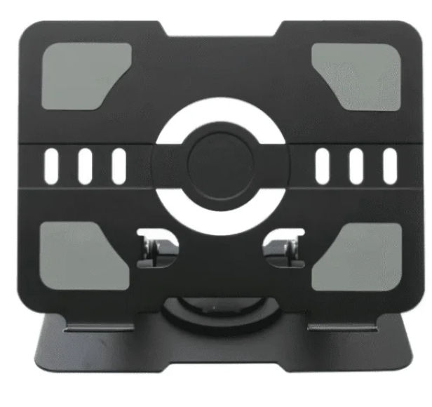 Base Metálica 360° FNX-L07 — Soporte Universal para Celular, Tablet y Laptop