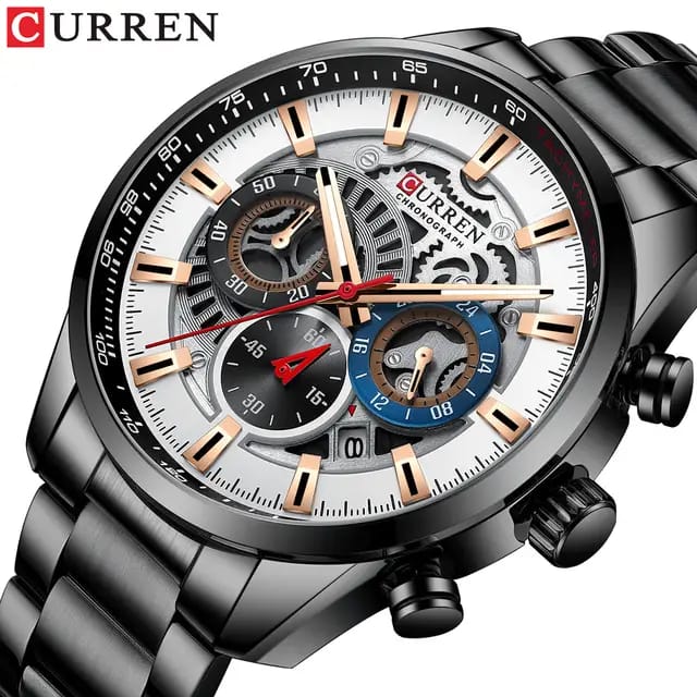 Reloj Curren 8391 — Plata para Hombre
