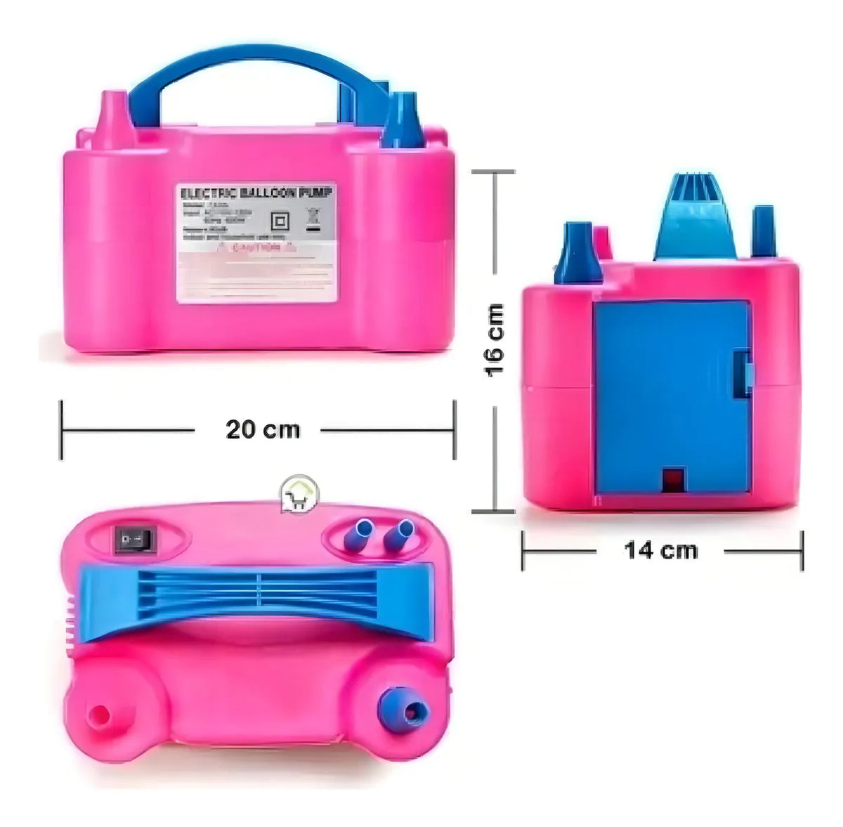 Inflador de Globos Eléctrico 600W — Decora Fiestas y Eventos en Segundos