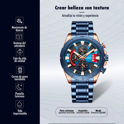 Reloj Curren 8401 — Edición Especial Acero Inoxidable