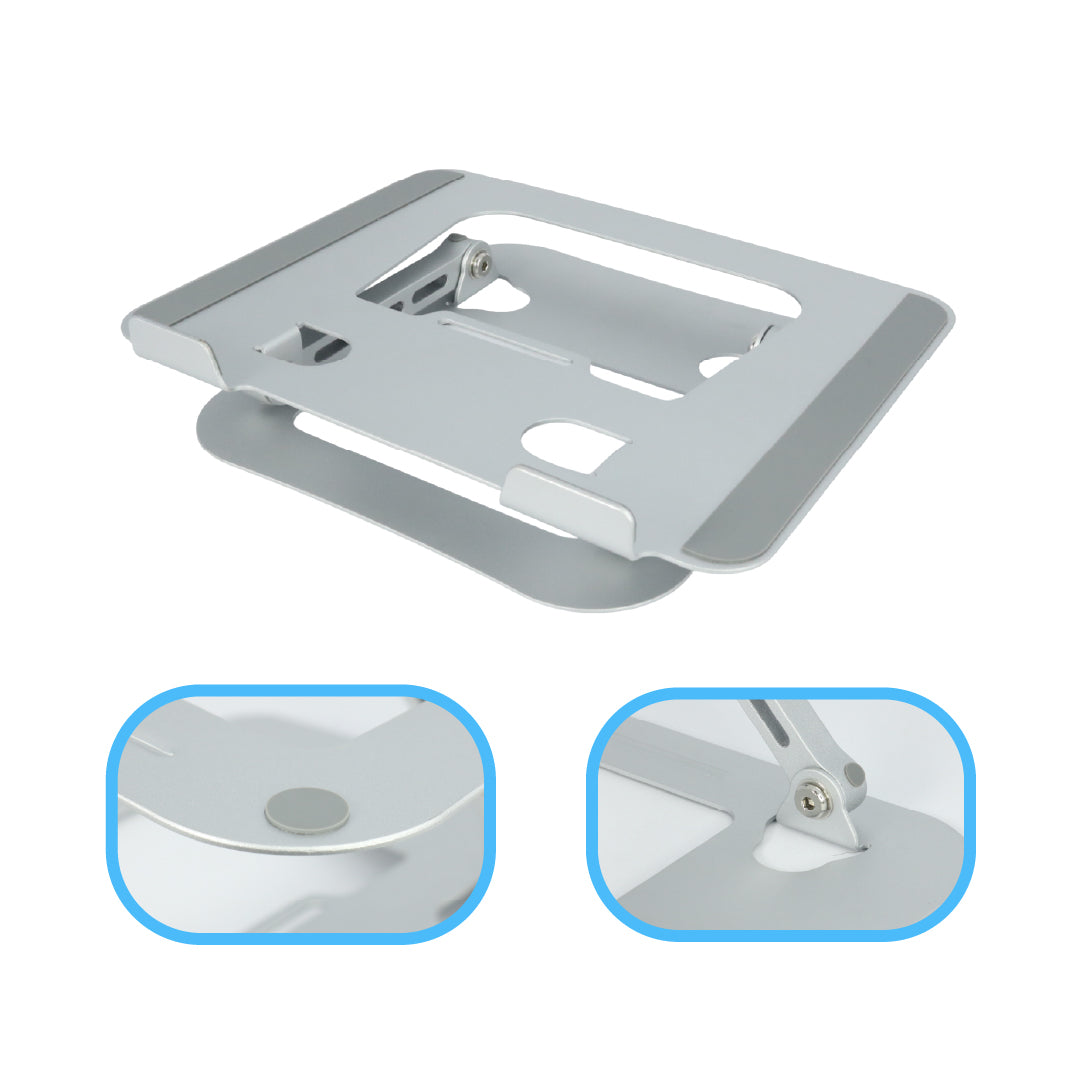 Soporte para Portátil Holder J30 — Base Metálica Ajustable 180°