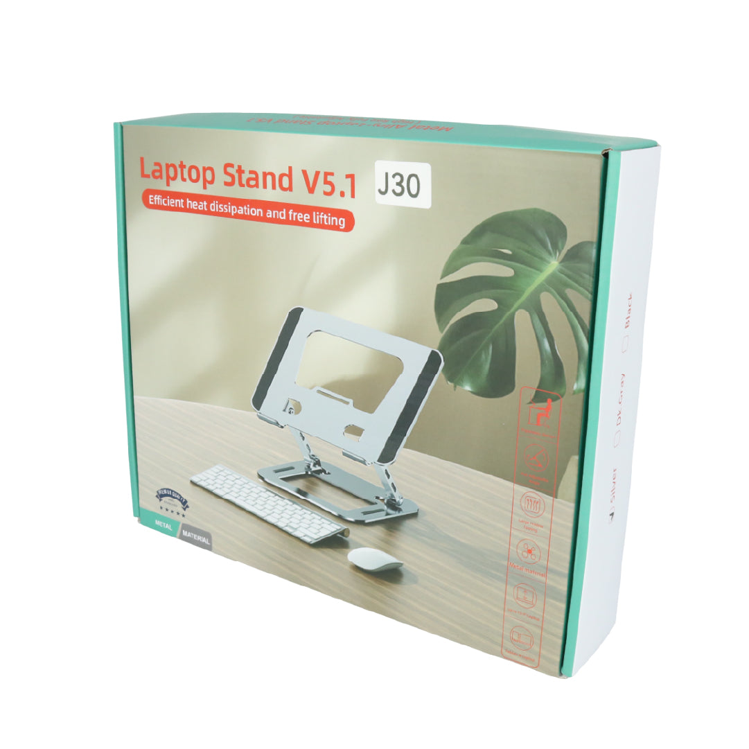 Soporte para Portátil Holder J30 — Base Metálica Ajustable 180°