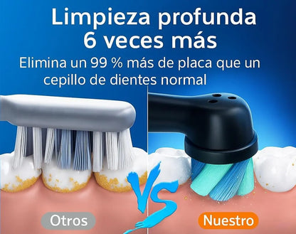 Cepillo Dental Eléctrico Sónico MIVOH: 31,000 Oscilaciones/Minuto para Limpieza Profesional