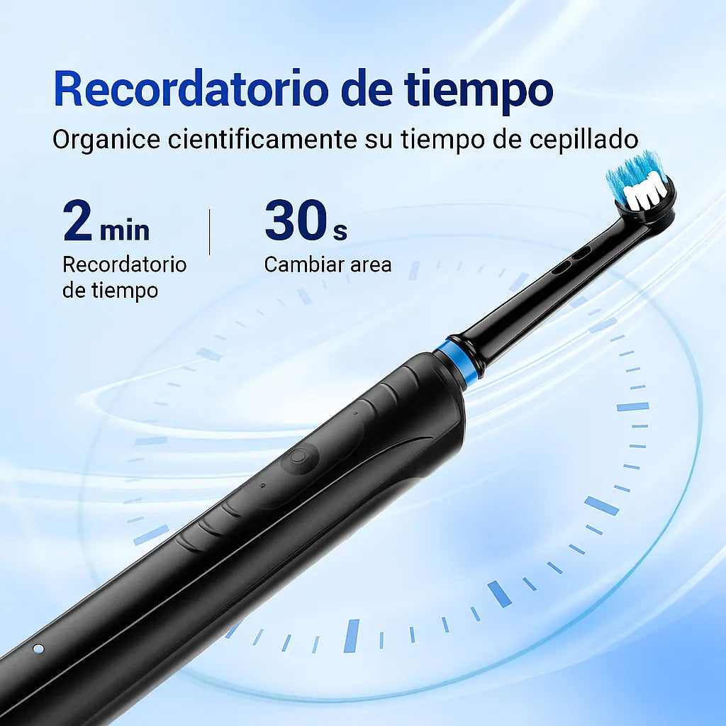 Cepillo Dental Eléctrico Sónico MIVOH: 31,000 Oscilaciones/Minuto para Limpieza Profesional