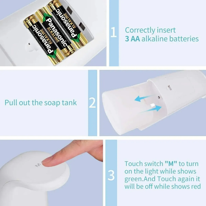 Dispensador de Jabón Pro-Clean con Sensor Infrarrojo: Higiene Inteligente para tu Familia