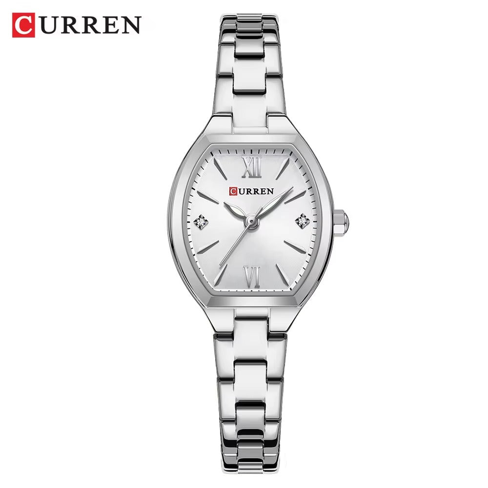 Reloj Curren 9112 — Elegancia Femenina con Pulsera Metálica