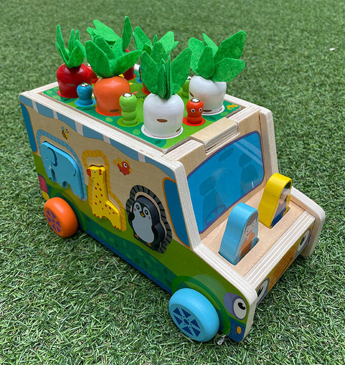 Carro Educativo en Madera Montessori
