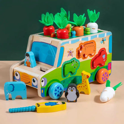 Carro Educativo en Madera Montessori
