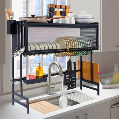 Platero Escurridor para Gabinete de 65 cm — Ordena y Seca Platos, Vasos y Cubiertos en tu Cocina