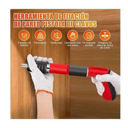 Pistola Remachadora Manual Shot Pro Fix - Clavadora Sin Electricidad, Uso Industrial y Doméstico