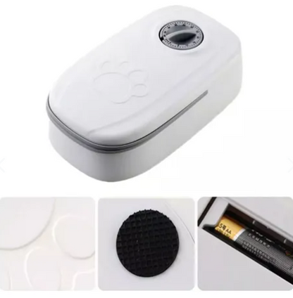 Comedero Automático Doble para Mascotas con Temporizador — 2 Puestos de Alimentación