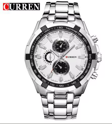 Reloj Curren 8023 — Acero Inoxidable, Precio Imbatible