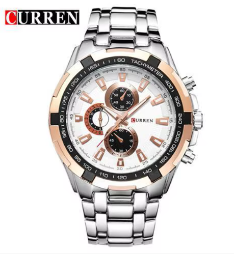 Reloj Curren 8023 — Acero Inoxidable, Precio Imbatible