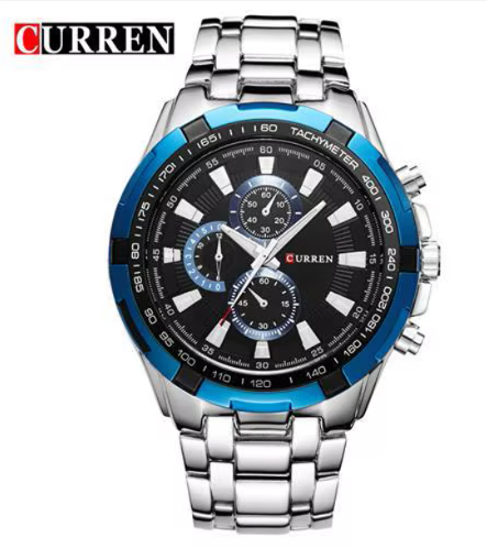 Reloj Curren 8023 — Acero Inoxidable, Precio Imbatible