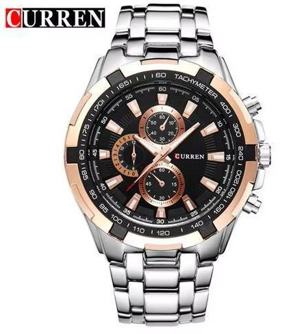 Reloj Curren 8023 — Acero Inoxidable, Precio Imbatible