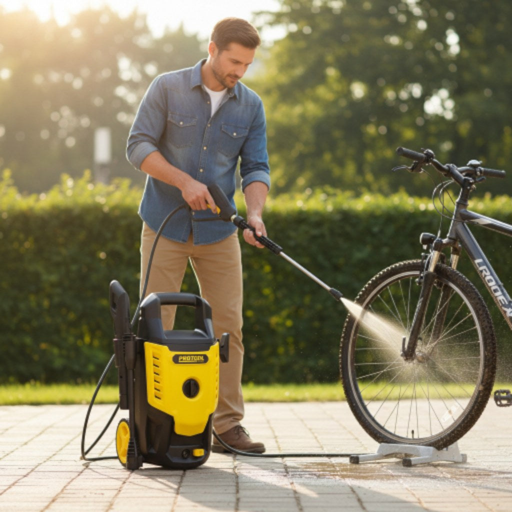 Hidrolavadora Eléctrica 1400W 1650 PSI — Limpieza a Presión Profesional