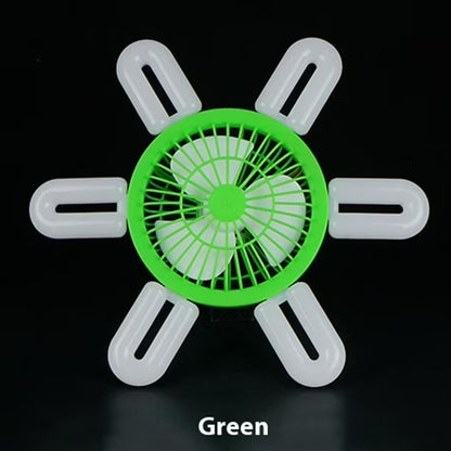 Bombillo Ventilador A003 — Iluminación y Ventilación 2 en 1 para Techos