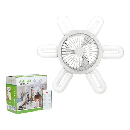 Bombillo Ventilador A003 — Iluminación y Ventilación 2 en 1 para Techos