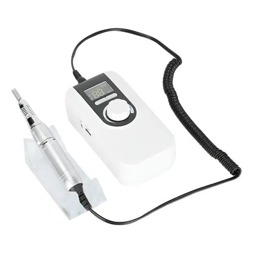 Pulidora de Uñas Profesional Digital A643 - Lápiz Metálico Ergonómico con Pantalla LED y Doble Soporte