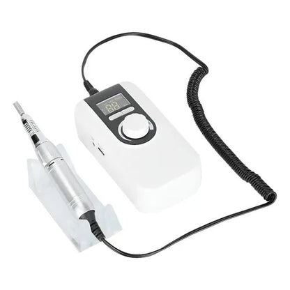 Pulidora de Uñas Profesional Digital A643 - Lápiz Metálico Ergonómico con Pantalla LED y Doble Soporte