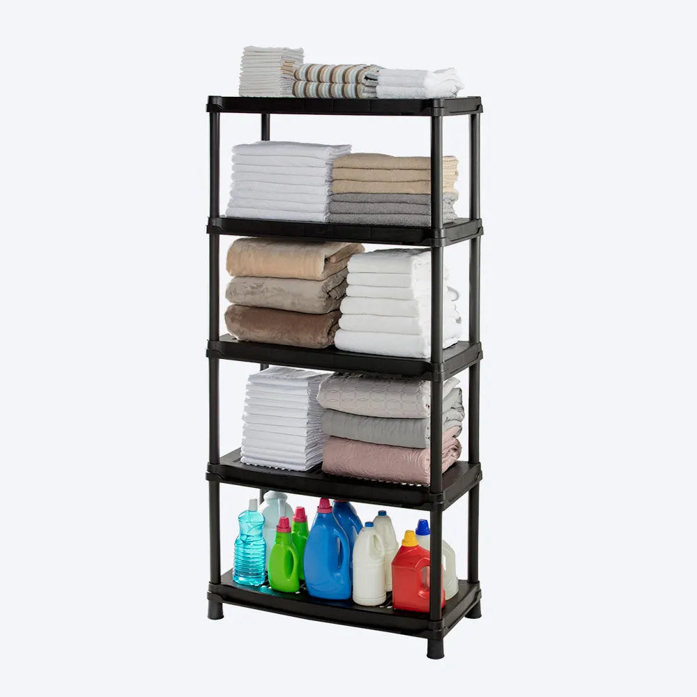 Estantería Organizadora Multiusos de 5 Niveles - Carrito para Cocina, Lavadero y Oficina