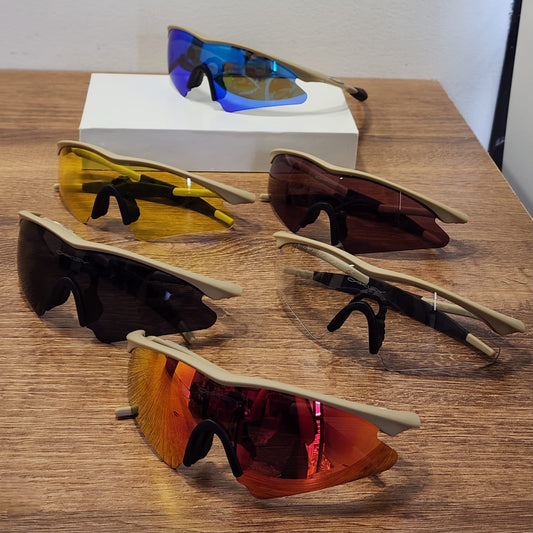 Gafas Oakley Murciélago con 6 Lentes Marco Arena - vista alternativa