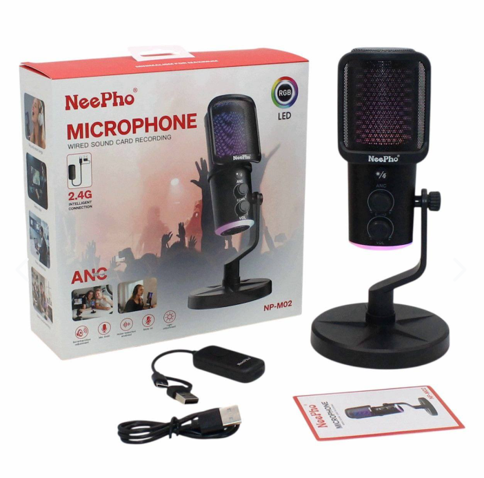 Micrófono Podcast y Gaming Neepho NP-M02 - vista alternativa