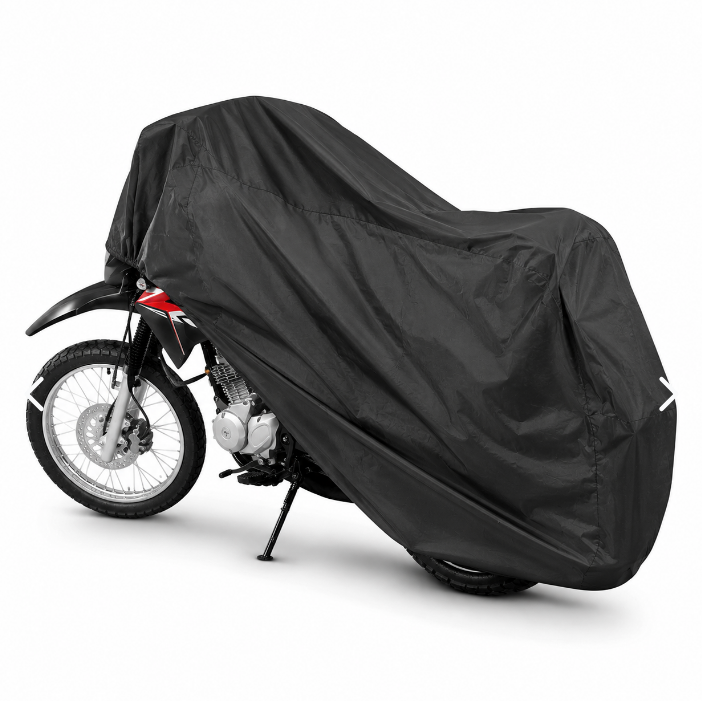 Carpa Impermeable para Moto Talla L - vista frontal