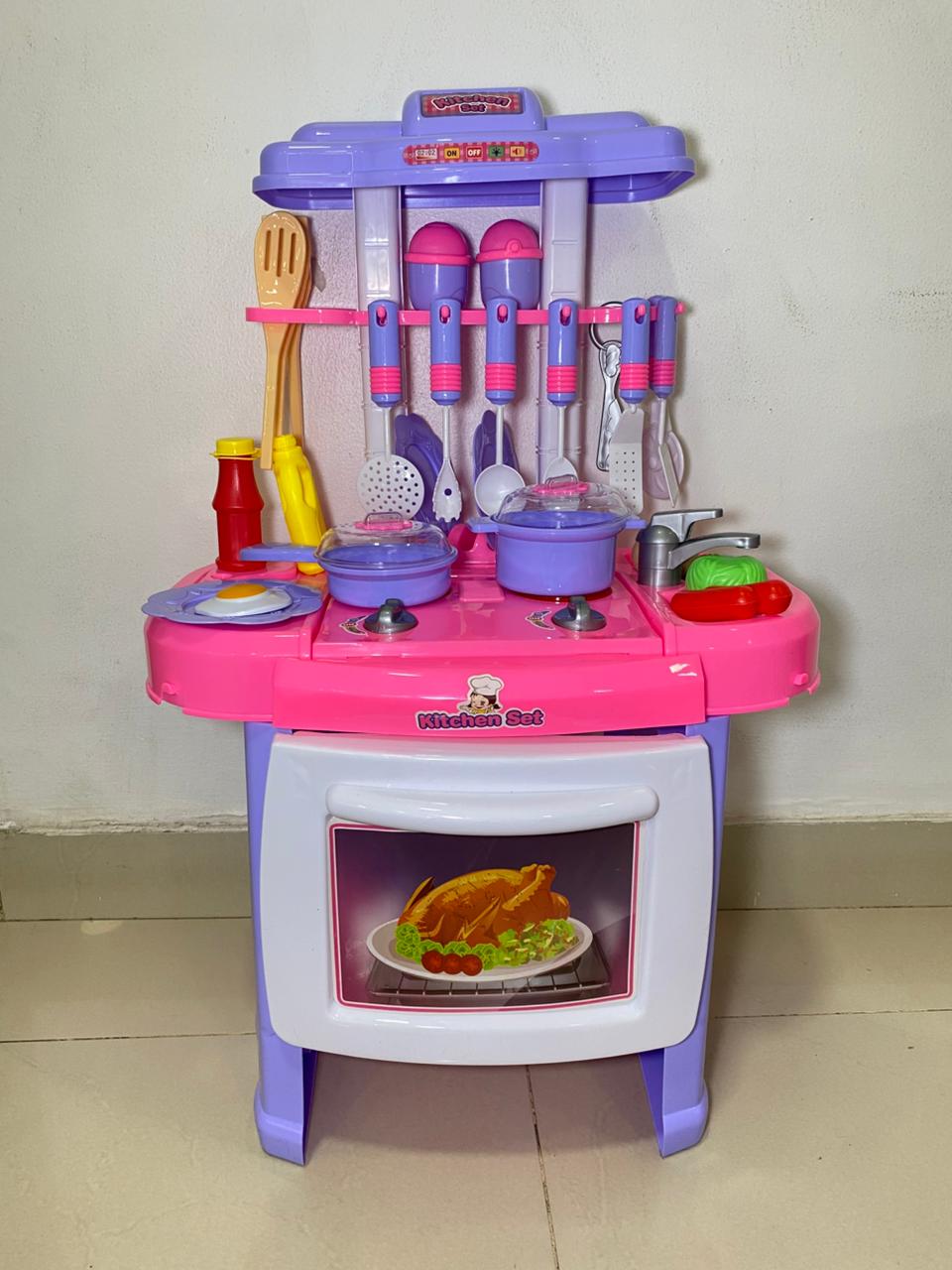 Cocina Infantil de Juego Home Kitchen con Accesorios - vista frontal