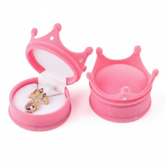 Set Anillo y Collar Corona Rapunzel Lila - vista principal